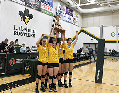 Rustlers Lasso ACAC Women&rsquo;s Volleyball Gold