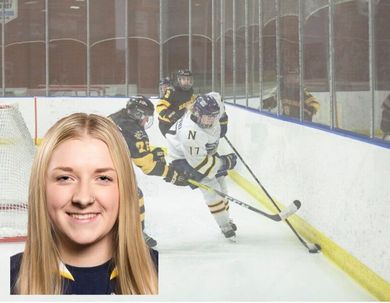Brittney Savard Honoured as 2016-17 ACAC Women's Hockey Rookie of the Year