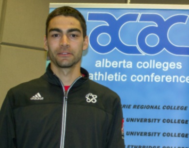 Travaglini Honoured as 2017-18 ACAC Men's Indoor Track Runner of the Year