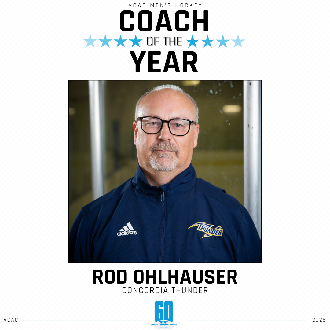 2024-2025 ACAC Men's Hockey Coach of The Year