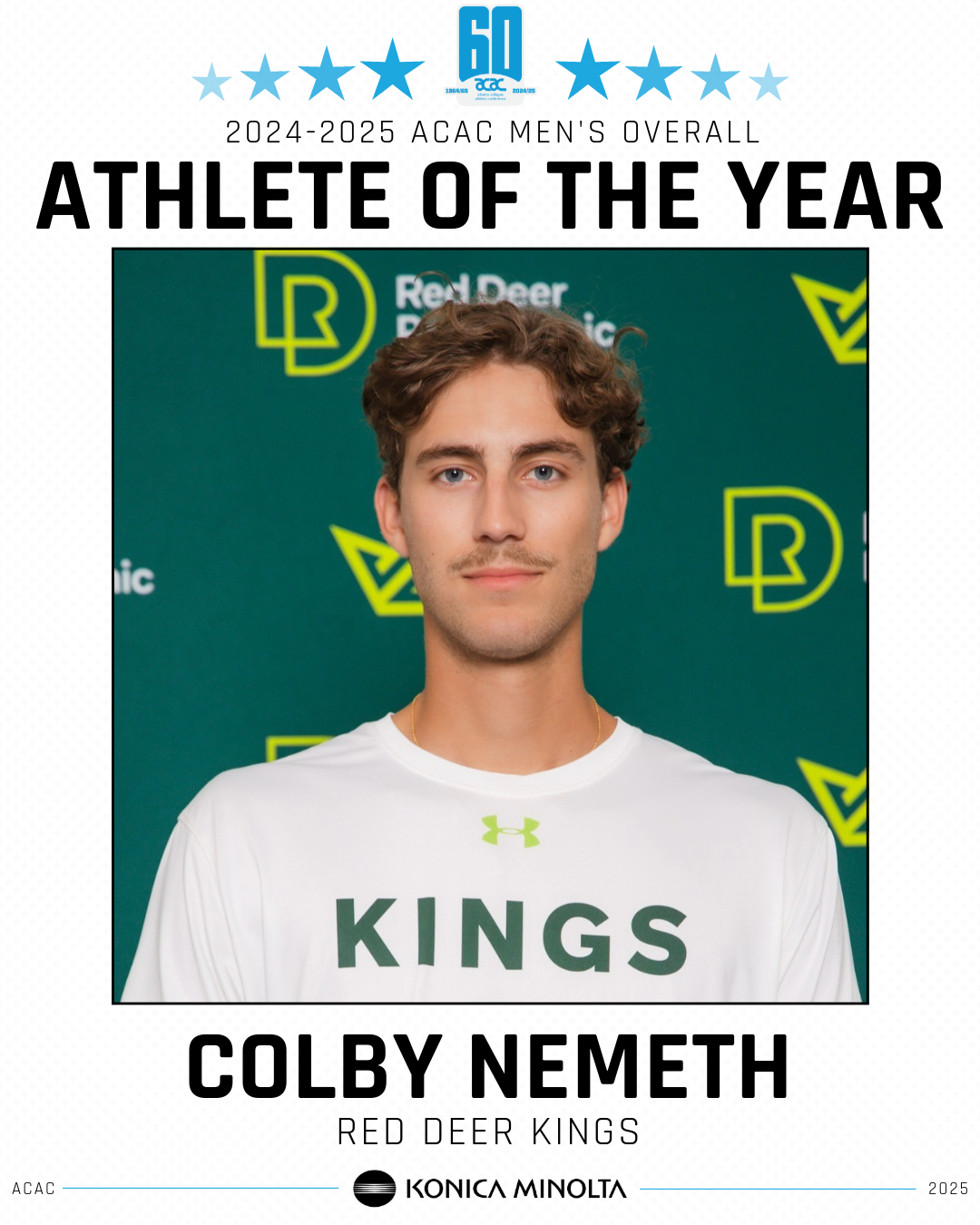 2024-2025 ACAC Men's Overall Athlete of The Year