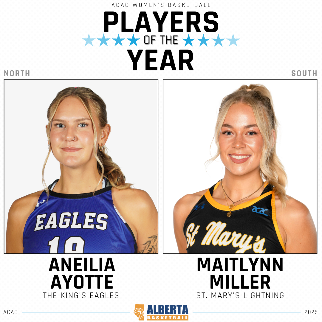 2025 ACAC Women's Basketball Players of The Year