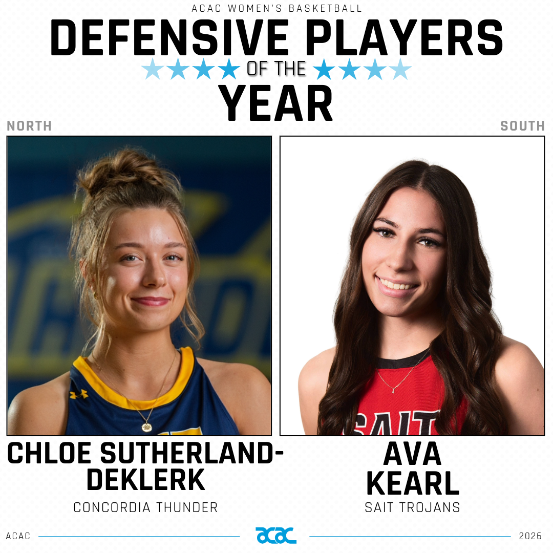 2026 ACAC Women's Basketball Defensive Players of the Year