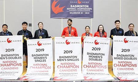 ACAC Team Supreme at CCAA Badminton National Championships
