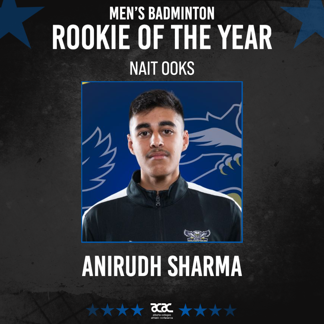 2023 ACAC Men's Badminton Rookie of the Year | Anirudh Sharma