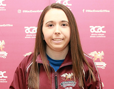 Ashton Simard Honoured as 2018-19 ACAC Women&rsquo;s Curling Athlete of the Year