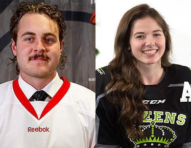 Dean Allison of SAIT and Catherine Longchamps of RDC Named 2018-19 Hockey Top Scholastic Achievers