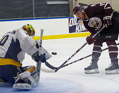 Kartusch, Gotaas score two apiece to lead Griffins past Thunder 4-1 in Game 1