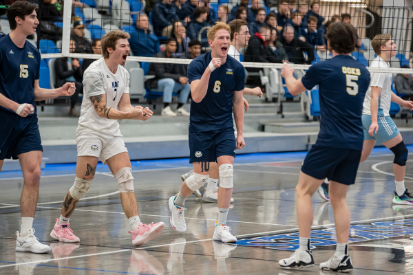 Ooks book spot in semis with four-set win against Kodiaks