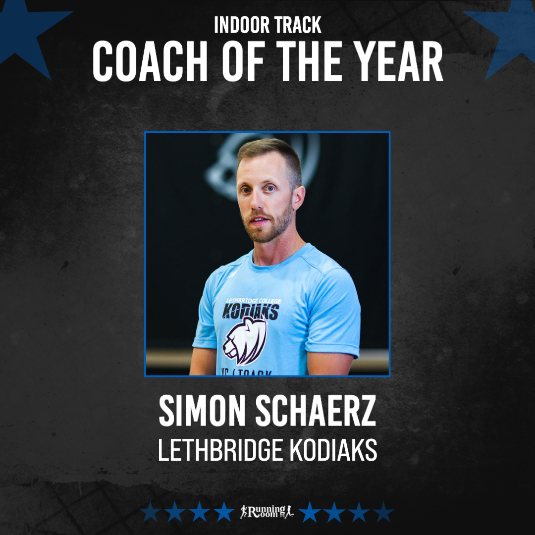 2023 ACAC Indoor Track Coach of the Year | Simon Schaerz