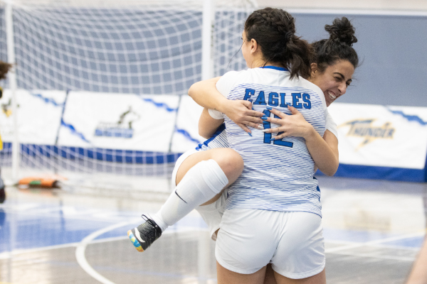 Eagles take down Rattlers to open Women's Futsal Championship