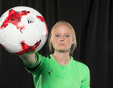 Michelle Brodeur, GPRC Wolves goalkeeper